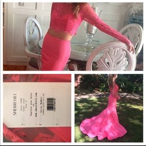 Two Piece Sherri Hill Prom Dress